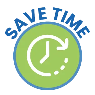 save time logo service charge